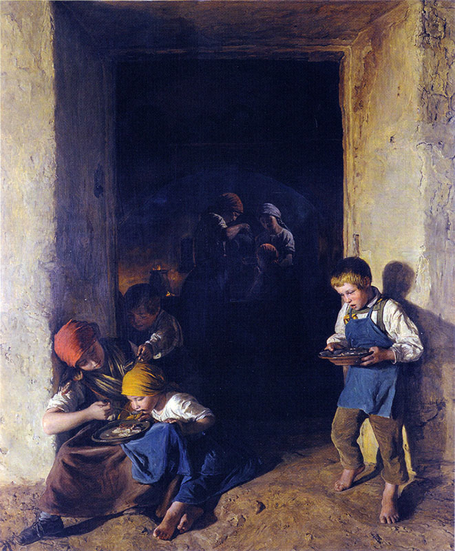 Children Received their Breakfast